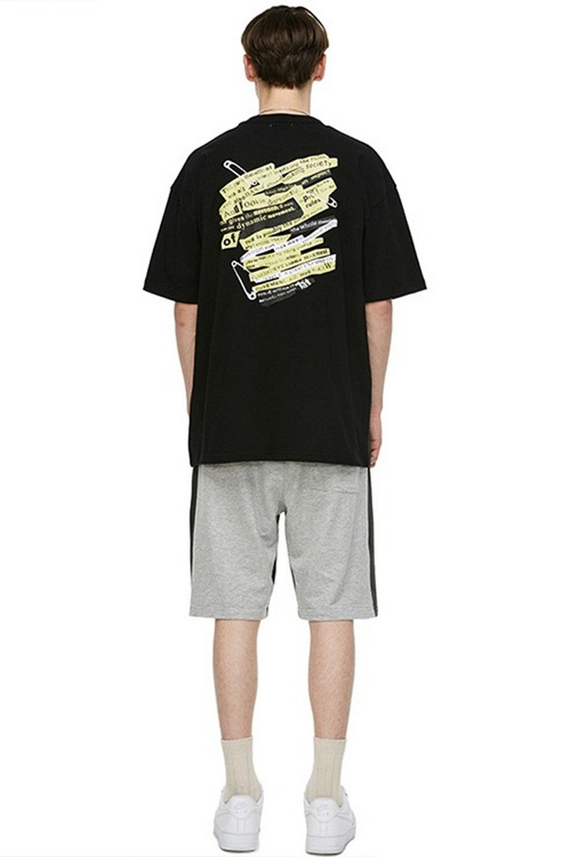 Old Order Stickers Print Logo Tee