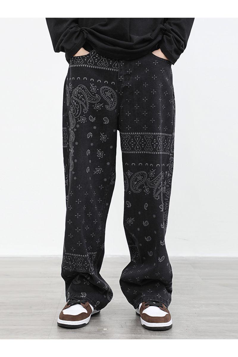 CZ Bandana Pattern Straight Trousers