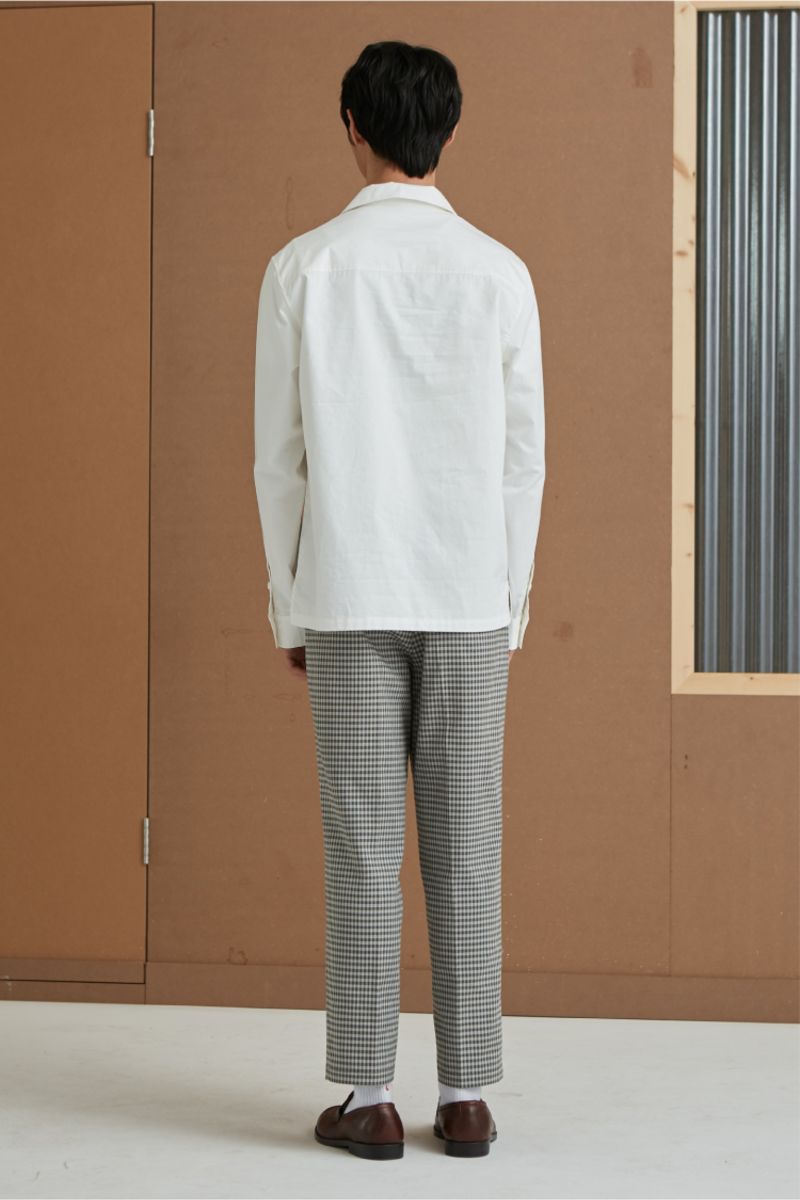 Mix7 Houndstooth Plaid Trousers - UK Only