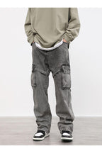 CZ Washed Straps Cargo Jeans