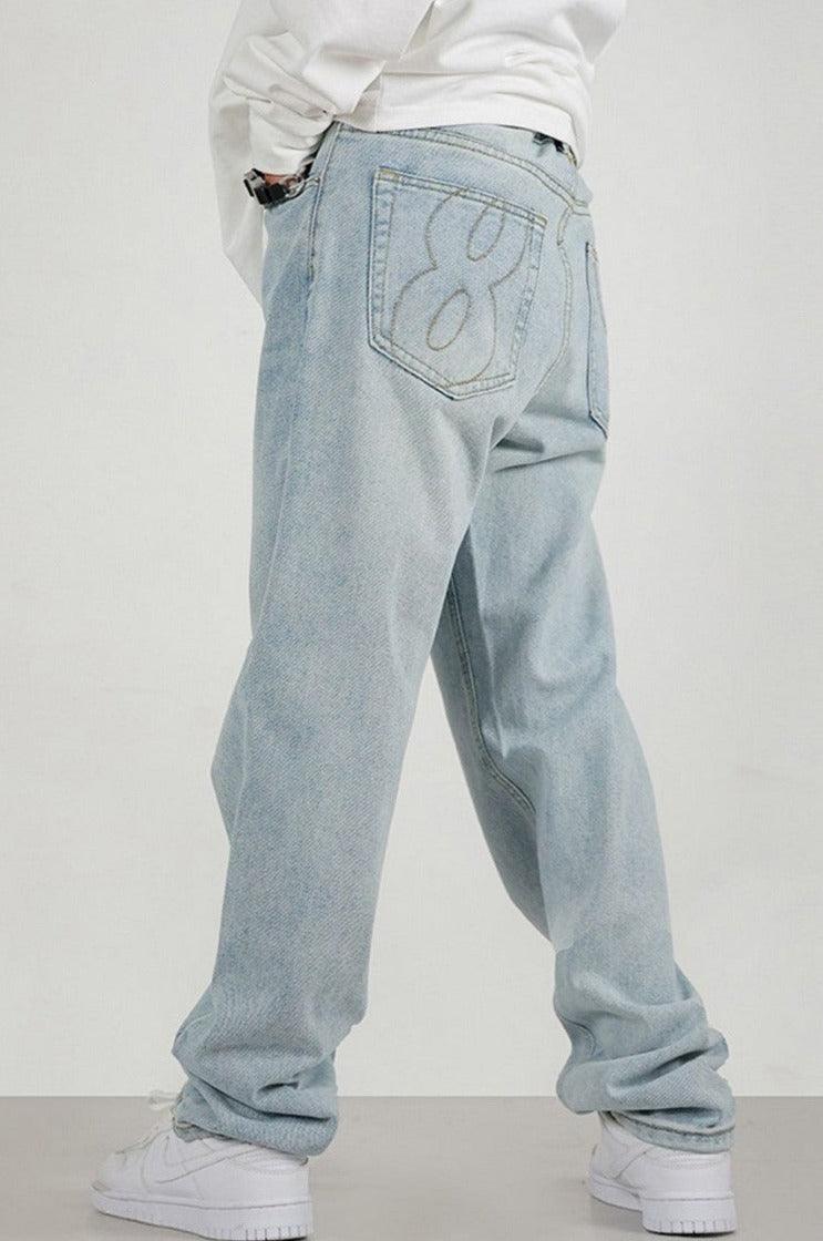 CZ Retro Straight Loose Jeans