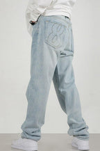 CZ Retro Straight Loose Jeans