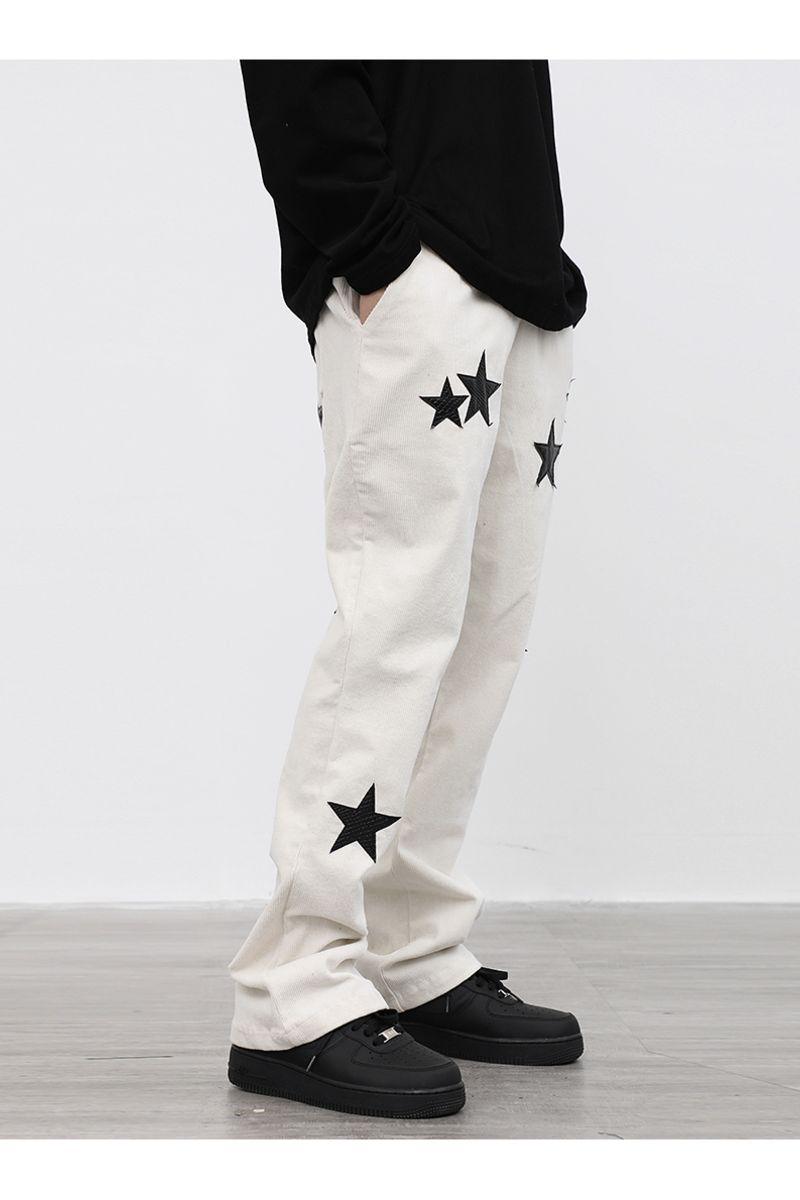 CZ Stars Corduroy Flared Trousers
