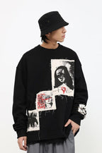 CZ Dark Patches Sweater