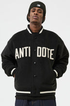 ANT Logo Woolen Embroidered Varsity Jacket
