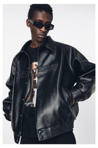 Antidote WTF Logo PU Leather Jacket