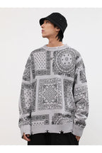 CZ Bandana Ripped Sweater - UK Only