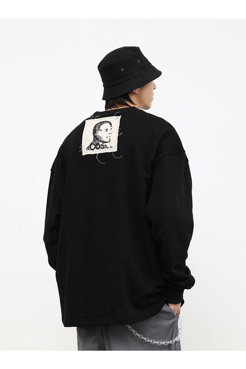 CZ Dark Patches Sweater