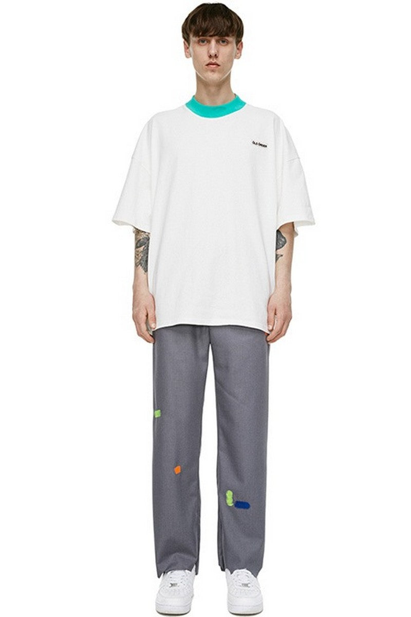 Old Order Irregular Cropped Trousers