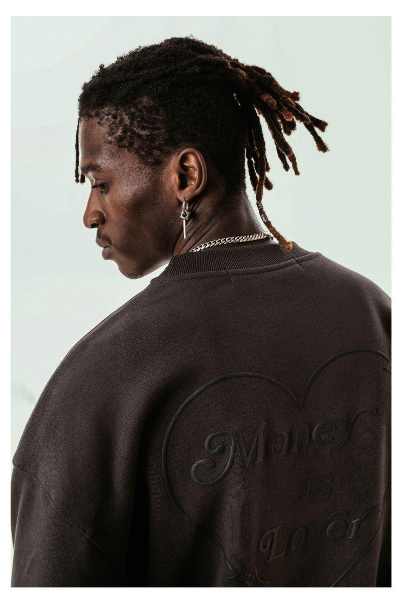 Antidote Need Money Embroidered Sweater