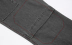 CZ Dark Washed Flared Jeans