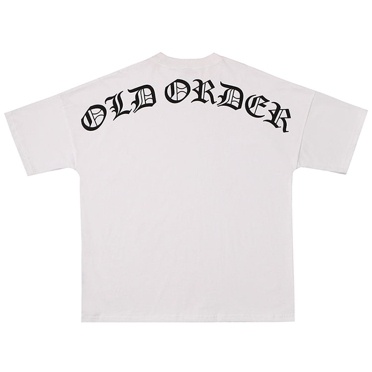 Old Order Gothic Font Logo Loose Tee