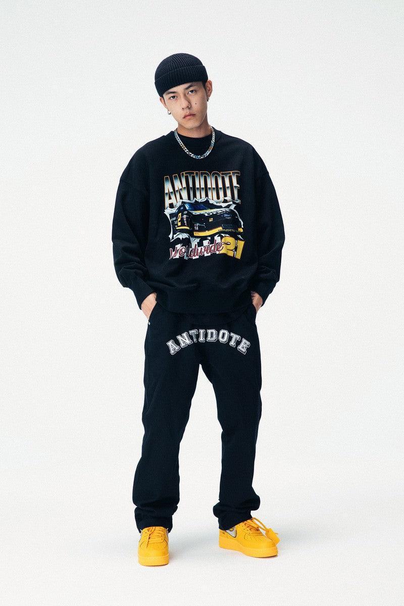 Antidote Racing Print Logo Sweater