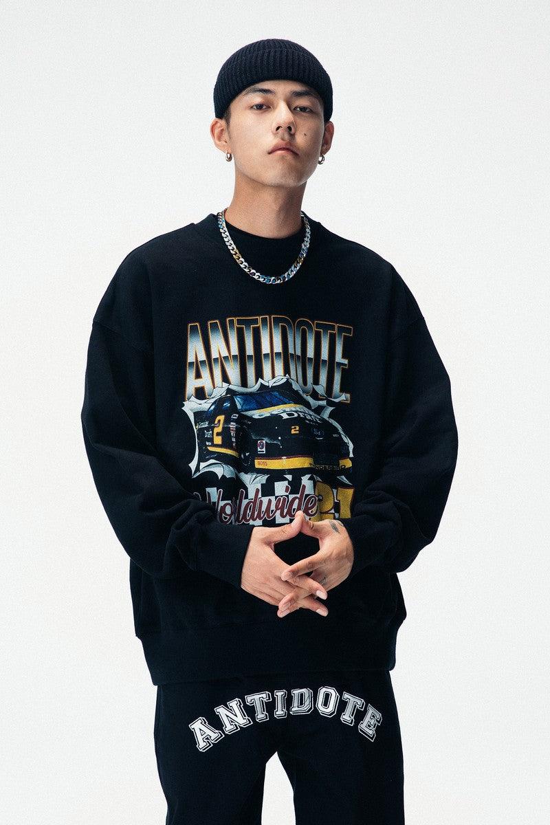 Antidote Racing Print Logo Sweater