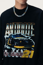 Antidote Racing Print Logo Sweater