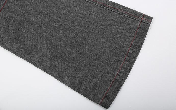 CZ Dark Washed Flared Jeans