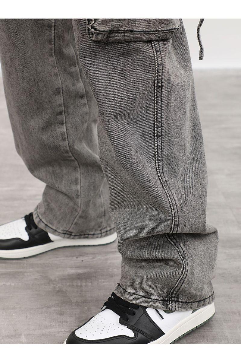 CZ Washed Straps Cargo Jeans