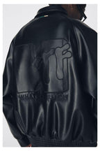 Antidote WTF Logo PU Leather Jacket