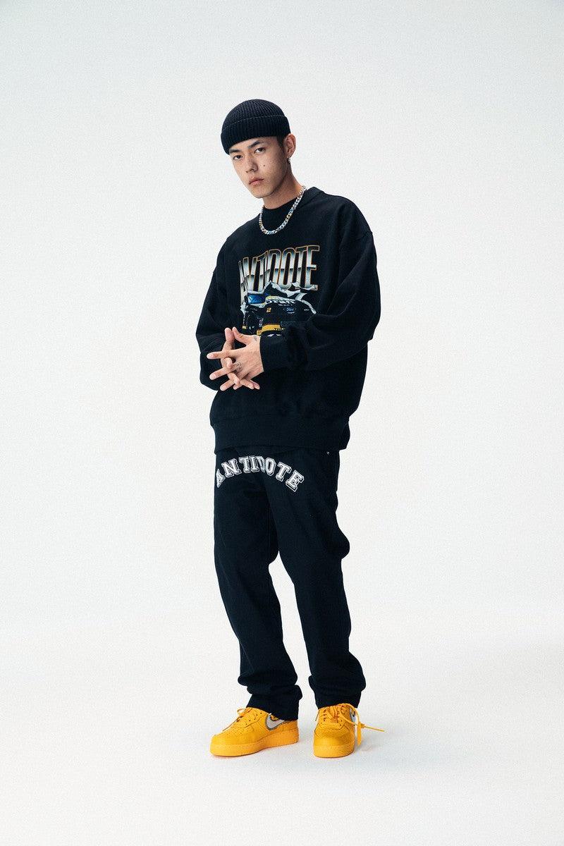 Antidote Racing Print Logo Sweater