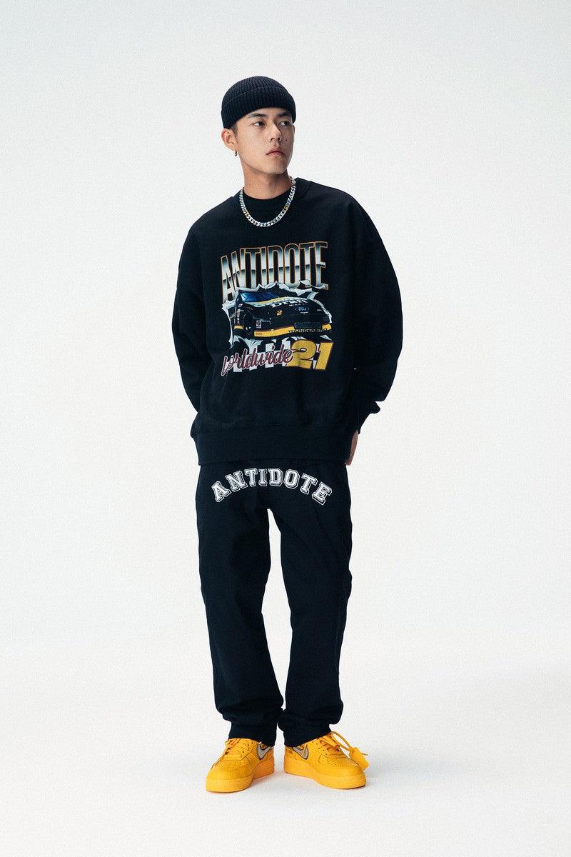 Antidote Racing Print Logo Sweater