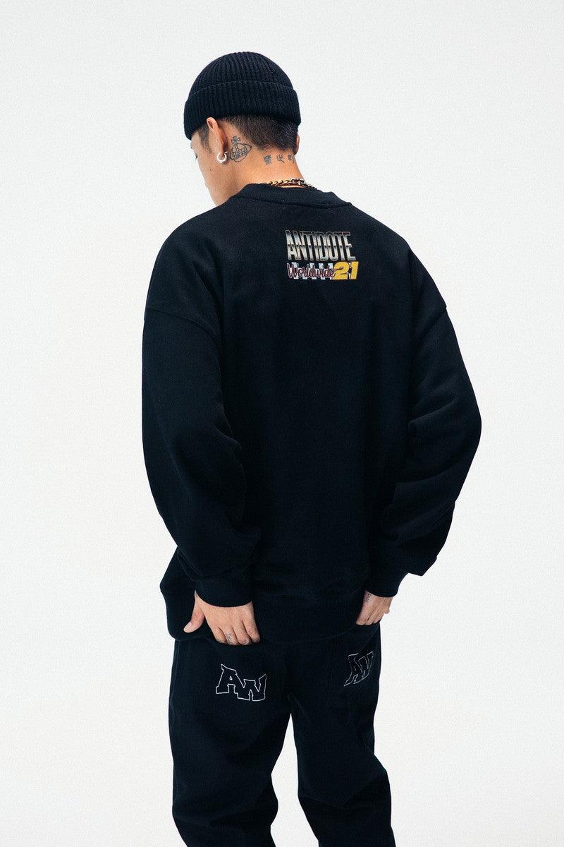 Antidote Racing Print Logo Sweater
