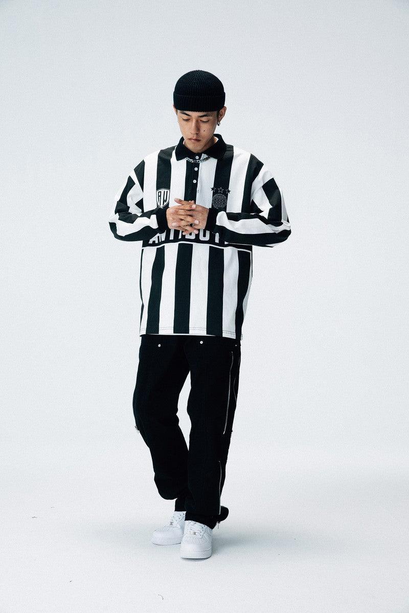 Antidote Striped Football LS Tee