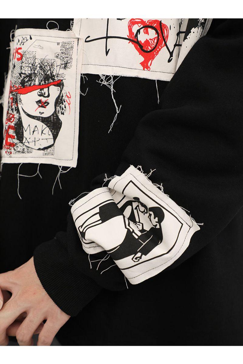 CZ Dark Patches Sweater