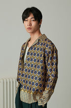 Mix7 Retro Pattern L/S Shirt