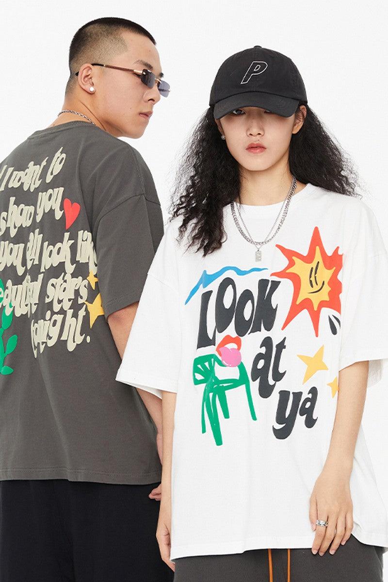 Foam Print Spark Tee