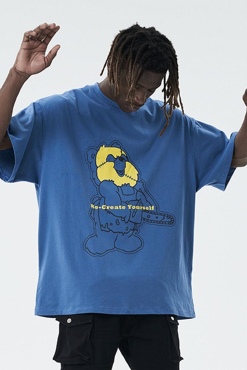 Center of Rotation Chainsaw Bear Print Tee