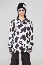 STEEPC Cow Pattern LS Tee