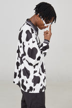 STEEPC Cow Pattern LS Tee