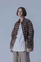 THINGY Gradient Plaid L/S Shirt