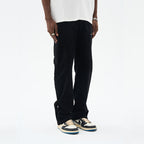 H/C Micro Flared Zipper Corduroy Trousers