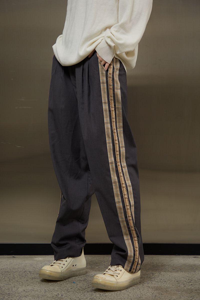 THINGY Striped Straight Trousers