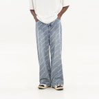 All Over Logo Printed Jeans