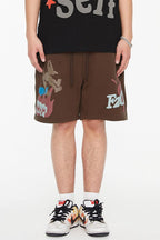 F2CE Foam Print Logo Shorts