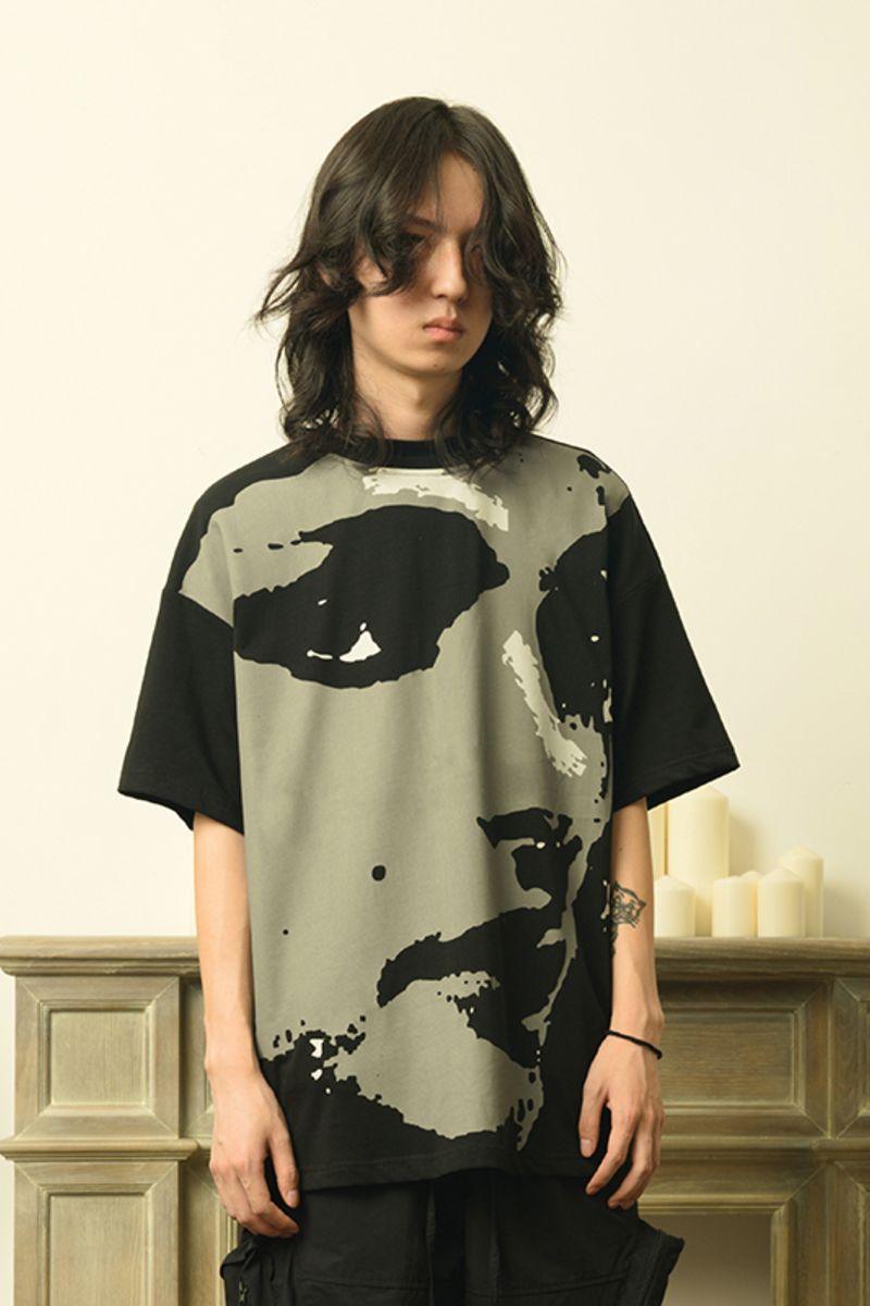Empty Reference Portrait Printed Tee