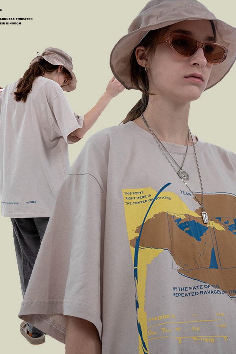 Center of Rotation Character Print Tee