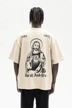 H/C Religious Gothic Printed Tee