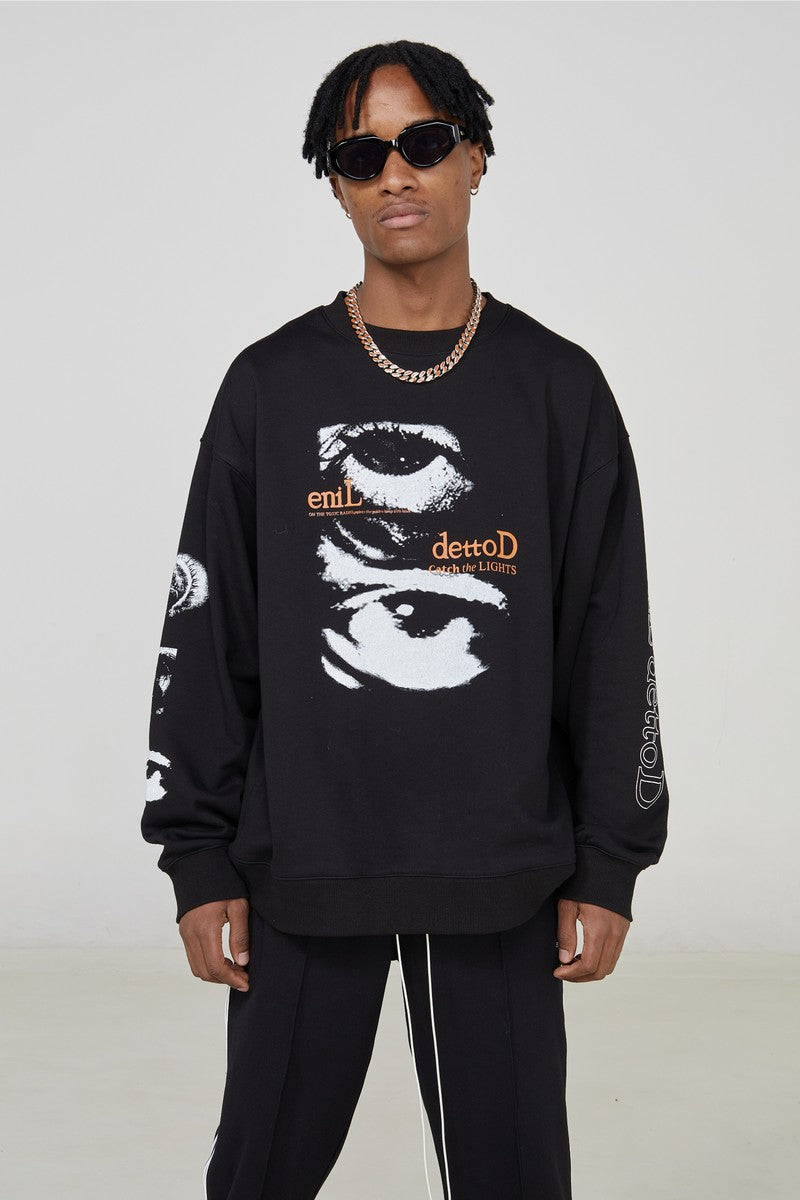 STEEPC Eyes Loose Sweater