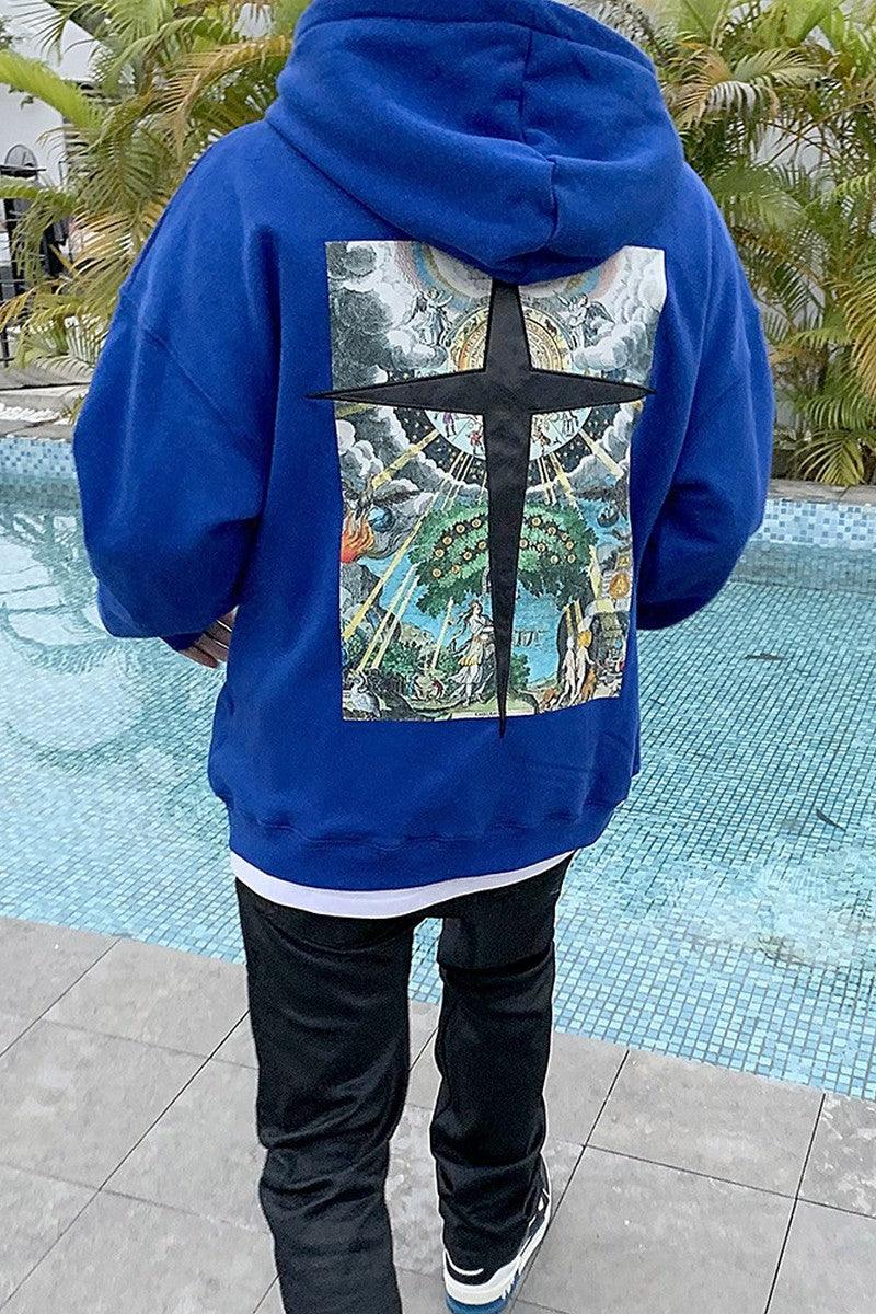 Painting Embroidered Hoodie