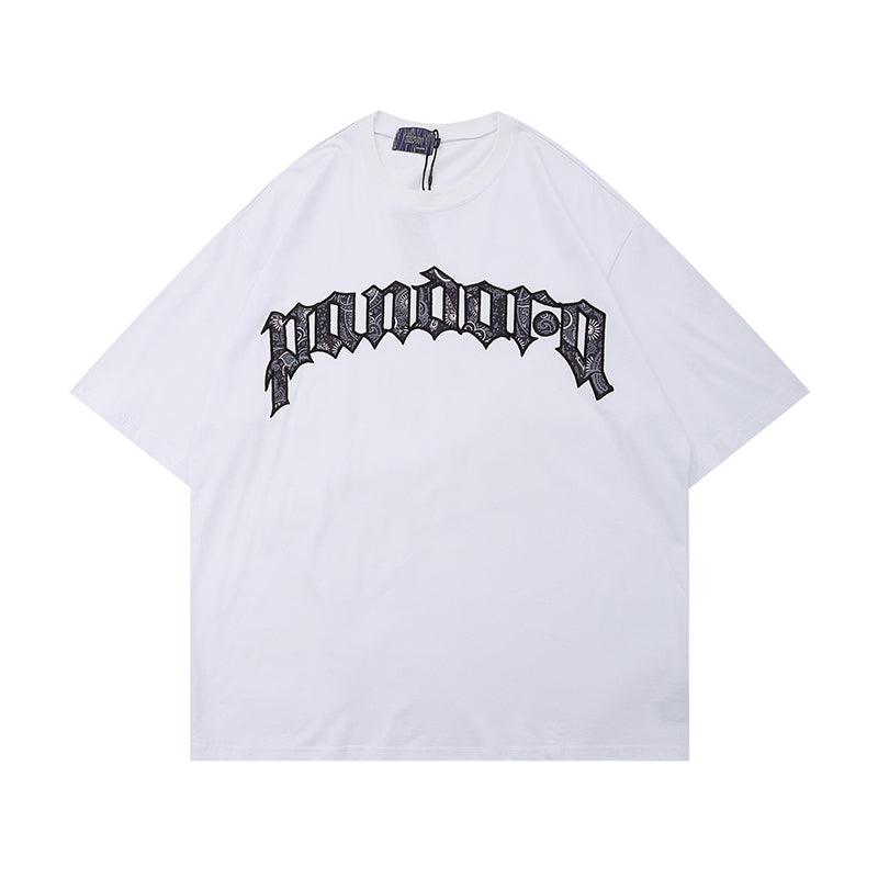 CZ Cashew Embroidered Pandora Tee