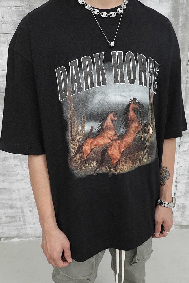 CZ Dark Horse Print Retro Tee