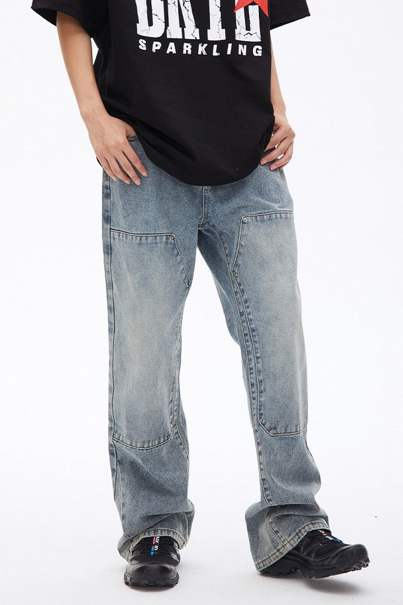 CZ Retro Washed Straight Jeans