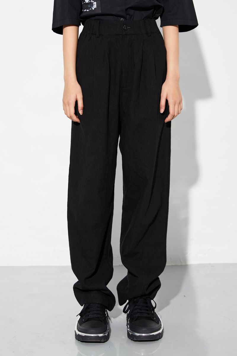 Unknown World Cut Straight Trousers