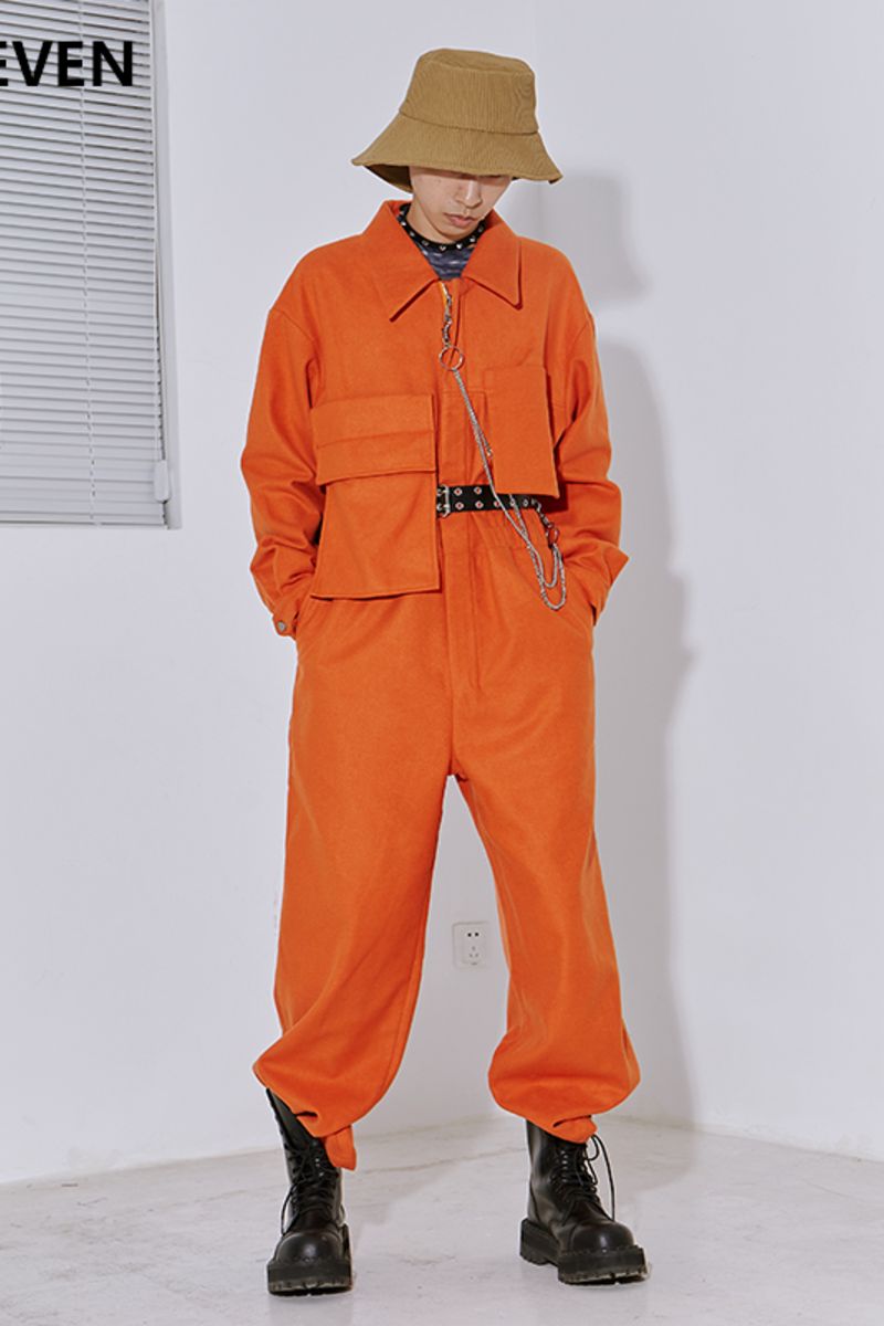 Mix7 Orange Tactical Jumpsuit