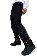 Old Order Splash Ink Flared Trousers