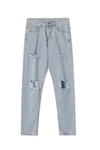 CZ Ripped Loose Jeans