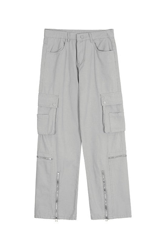 Zipper Straight Cargos